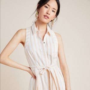 Anthropologie Melena Striped Shirtdress